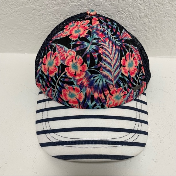 Roxy 🌸 Girl's Striped Tropical Dream Hat & Hoodie BUNDLE OFFER 📦 - Picture 8 of 11